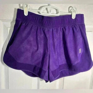 Second Skin Women's Small Purple Athletic Shorts. Hidden Pocket. Gym, Running.